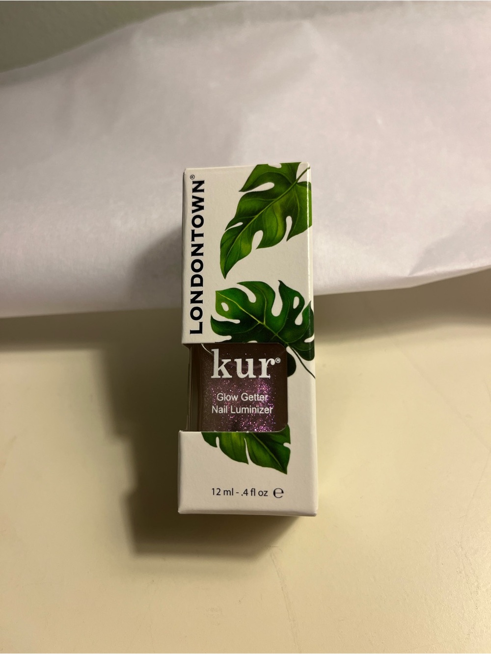Kur Glow Getter Nail Luminizer - Shimmery Purple